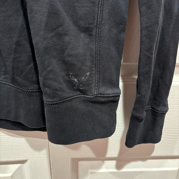 AMERICAN EAGLE Men’s Vintage Classic Fit Long Sleeve Quarter Zip Sweater -navy S - Picture 2 of 5